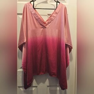 W.D.N.Y. Silk Cape Tunic